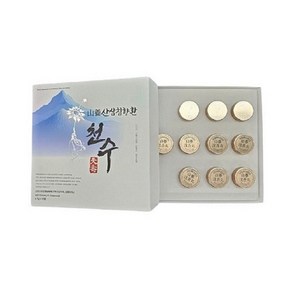 산양산삼침향환천수 10환, 1개, 135g