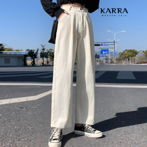 KARRA 코튼원핀턱팬츠_A4S0806