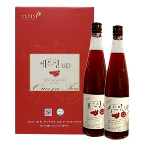 마시는 오미자 문경 레드인 오미자청 선물세트, 500ml, 1개, 2개입, 500ml