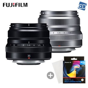 후지필름 정품 XF 35mm F2 R WR 단렌즈 +MCUV필터+포켓융 /ED, 01 XF 35mm F2 R WR 블랙