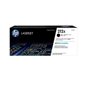 HP M554DN 토너카트리지 대용량 NO.212X 국내정품 M578F M578Z, 1개, 검정대용량(W2120X)