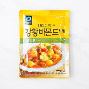 [메가마트]대상 청정원 강황 바몬드카레 순한맛 100g, 1개