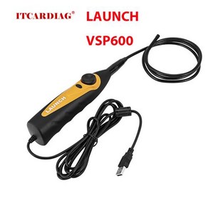 LAUNCH X431 VSP600 VSP 600 VSP-600 비디오 스코프 카메라 내시경 자동차 검사 거울 유연한 IP67 방수 6LED 조절 가능, 1개