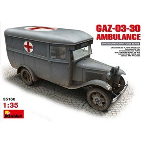 Miniat 1:35 GAZ-03-30 Ambulance 프라모델 35160, 1개