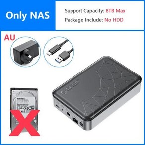 NAS 시놀로지 SYNOLOGY 하드디스크 나스 ORICO SATA SSD 인클로저 네트워크 HDD 스토리지 박스 HD 외장 케이스 USB 드라이브 하우스 개인 클라우드 서버 25