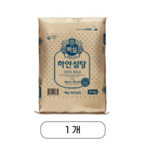 백설 하얀설탕, 1개, 백설탕, 15kg