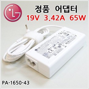 LG 15U560 (LG15U56) 정품 아답터 충전기 19V 3.42A -, 블랙, 1개