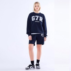 고스트리퍼블릭 G7R 아치드 오버핏 맨투맨 쇼츠 트레이닝 세트 GTS-13900