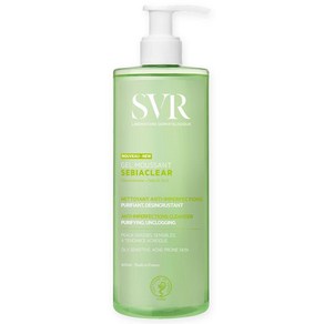 SVR 세비아클리어 포밍 젤 지성 민감성 피부 Sv Sebiaclea Gel Moussant Peaux Gasses Et Sensibles, 400ml, 1개