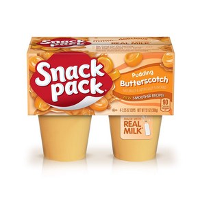 Snack Pack 버터 스카치 푸딩 Snack Pack Buttescotch Pudding Cups, 1개, 368g