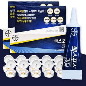 [오렌지팜] 바이엘 맥스포스 퀀텀 12g 개미약 2개+먹이캡10개, 1세트