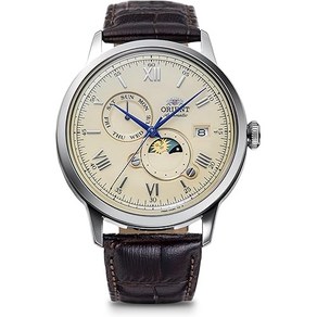 Oient [오리엔트]ORIENT Bambino 밤비노 SUN&MOON 썬앤문 자동감기시계 기계식 오토매틱 포함 RNAK0803Y 남성 아이보리 상아