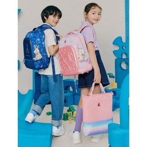 [매장정품] 빈폴 BEANPOLE 키즈 여아 러블리 빙키 책가방 라이트 핑크 BI31D4G03Y 876964, 연분홍색