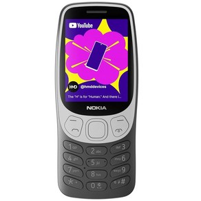 Nokia 3210  듀얼 SIM GSM 언락 국제 버전 그런지 블랙 452715, 1개