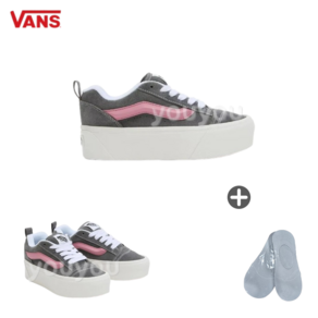 [YUYU] Vans 반스 knu-stack 뉴스텍 롤리팝 그레이 키높이 운동화