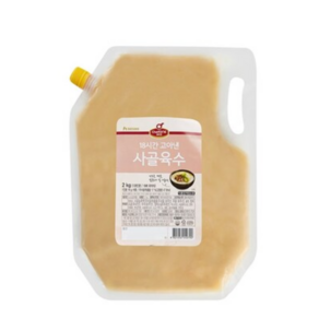 대상 쉐프원18시간고아낸사골육수 농축액 사골베이스, 5개, 2kg