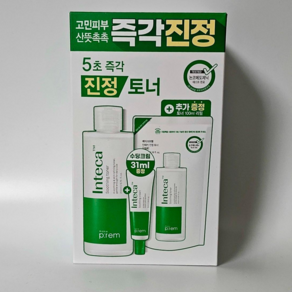 메이크프렘 인테카 진정 토너 200ml 기획 (+100ml 리필팩+크림 31ml), 1개