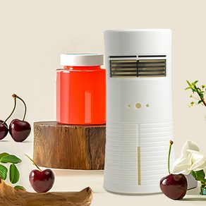 [국산 강력한] 공기 탈취제 은은한 방향제 자동 분사기 화이트/블랙체리향, 1세트, 200g