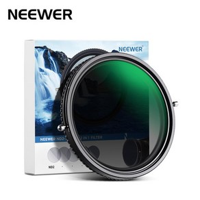 NEEWER [NEEWER] 니워 MRC HD Vaiable ND2-32 & CPL Filte 72mm 필터, 선택없음, 1개