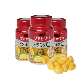 유하미카쿠토 서프리 비타민C 500mg 레몬맛 구미, 3개, 60정