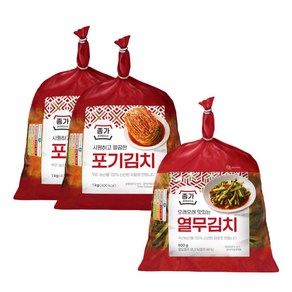 골든싸이]종가_포기김치 1kg 2개 )+열무김치 900g 1개