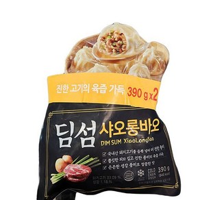 동원 딤섬 샤오롱바오 390g X 2개입 x 1개, 아이스보냉백포장