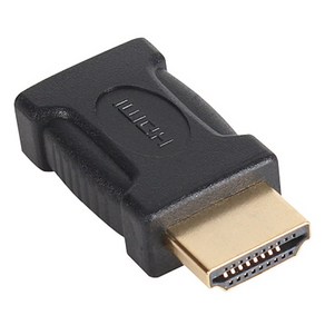 [강원전자] NETmate 미니 HDMI(F) to HDMI(M) 변환젠더 [NM-HG24] [블랙], 1개