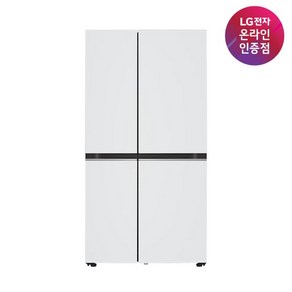 LG S834MWW1D 오브제컬렉션 양문형냉장고 832L, 단일옵션