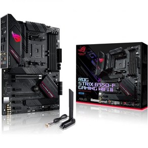 ASUS ROG Stix B550F 게이밍 WiFi II AMD 소켓 AM4 ATX DDR4 마더보드, 1개