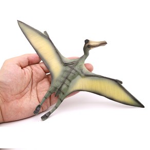 Quetzalcoatlus 케찰코아틀루스 백악기 익룡 공룡 동물 모형 피규어 길이 17cm 꿈꾸는다락방, 그린, 1개