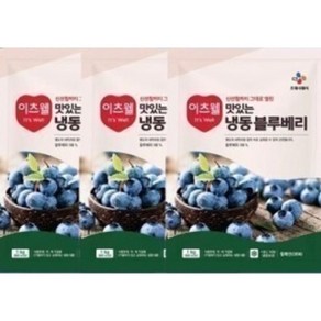 CJ프레시웨이 이츠웰 맛있는 냉동 블루베리, 1kg, 3개