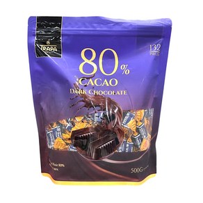 트라파 크레미노스 느와르 80% 다크 초콜릿 500g, 1개