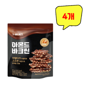 아몬드 바크씬, 4개, 80g