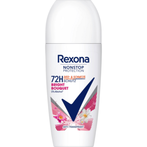 렉소나 Rexona 데오 롤온 논스톱 프로텍션 브라이트 부케 50ml, 1개