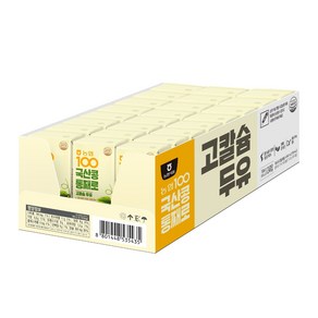 [농협] 100% 국산콩 고칼슘두유24입, 190ml, 24개