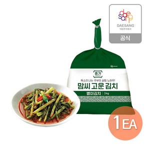 (G) 종가집 맘씨고운 열무김치 3kg, 1개