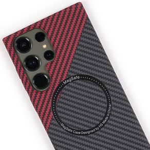 갤럭시 S25울트라 카본 슬림 경량 맥세이프 하드 핸드폰 휴대폰 케이스 M911