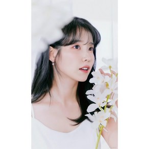 DIY 보석십자수 연예인 아이유 이지은 diy 전체수 22-0615228, 40*70cm, 원형비즈, 1개