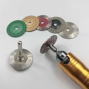 소형 타일 줄눈 제거기 전용날 비트 홈파기 톱날 부품, 골드-40mm 두께 1.0, 1개