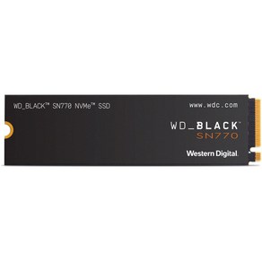 WDBlack SN770 2TB NVMe PCIe 4.0 x4 M.2 내장 게이밍 SSD