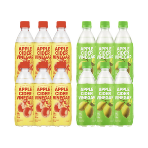 [클룹] 애사비소다 2종 세트 (오리지널 사과6+레몬6) 500ml 12개