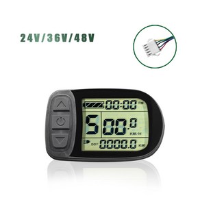 KT 전기 자전거 디스플레이 Kuteng 24V 36V 48V LCD3 LCD8S LCD8H LCD8HP LED900 전기 자전거 키트용, LCD5 SM