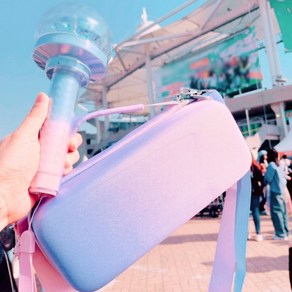 응원봉 파우치 뉴럿봉 캐럿봉 하드 케이스 로즈쿼츠 세레니티 가방 티아라