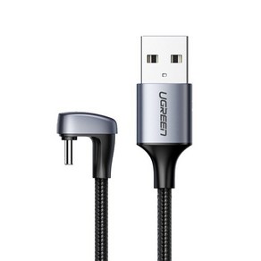 USB2.0 AM-CM(꺾임) 케이블 2m 유그린U-70315, 1개