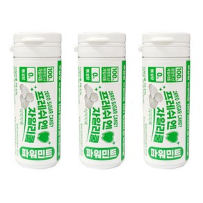 프레쉬엔 자일리쿨 무설탕 자일리톨 캔디 파워민트 30g x 3통, 3개