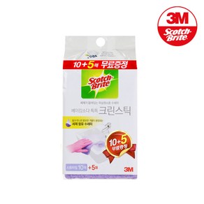 3M 크린스틱 베이킹소다 톡톡 시트타입 10+5매입, 1개, 15개입