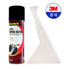 3M 다용도 접착제 제거제 330ml PVC 헤라 110mm 세트 스티커 테이프 잔사 스크래퍼