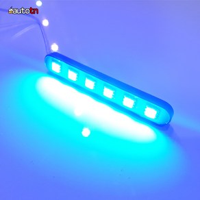 12v MOXI 오토바이 자동차 5050 6구 싸이키 스트로브 파박이 LED