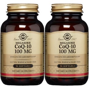 솔가 메가솔브 CoQ-10 100mg 소프트젤, 2개, 90정