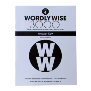 Wodly Wise 3000: Book 4 Answe Key (4/E), Educatos Pub Sevice